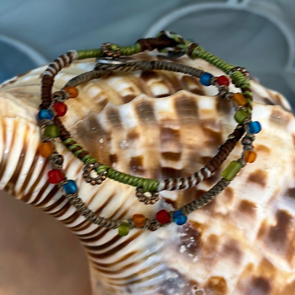 Set of Wakami woven bracelets